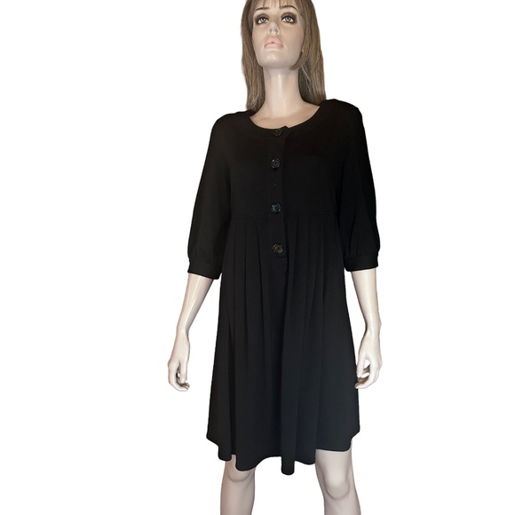 Max Studio Rayon Blend Dress Tunic Button Front EUC - Picture 12 of 15